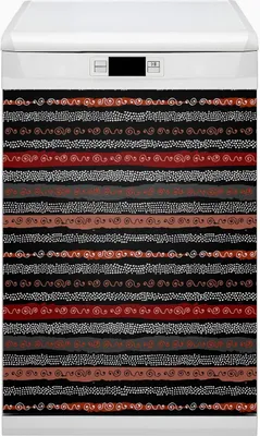 Produktbild von Magnete Dekorative Magnet Folie für Geschirrspüler 45x80 cm Küche - Stammesmuster