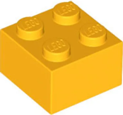 Productafbeelding van 1 stuk LEGO, onderdeelnummer 3003, in een lichtoranje kleur