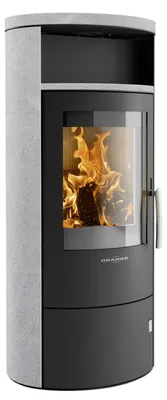 Produktbild von Oranier | Kaminofen | Polar 7-2.0 | 6,5 kW | Stahl Schwarz, Speckstein