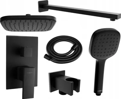 Immagine prodotto di Mexen Uno DR33 set doccia incasso, nero - 71435DR33-70