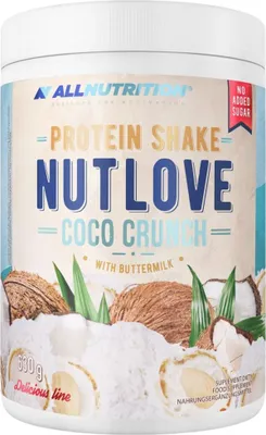 Produktbild von AllNutrition | NutLove Protein Shake | Whey Protein + Casein Coconut
