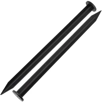 Imagen del producto de Elzusha - Juego de 25 estacas flexibles para delimitación de jardines, 250 mm, plástico