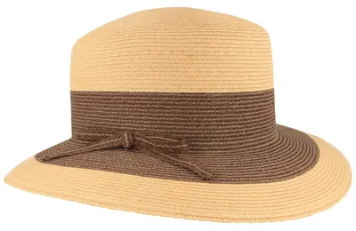 Mayser Damen Raffia-Strohhut Palmira knautschbar mit UV-Schutz  in braun