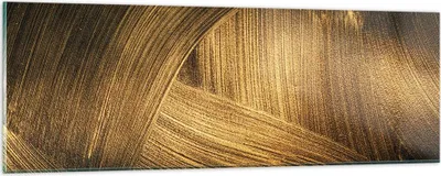Produktbild von Bilder auf glas - Einteilig - Abstraktion Gold Textur - 90x30cm - Glasbilder - Wandbilder - Bilder - zum Aufhängen bereit - Wanddekoration aus Glas - Glas Bilder - Wandbild auf Glas - GAB90x30-4477