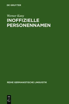 Produktbild von Inoffizielle Personennamen