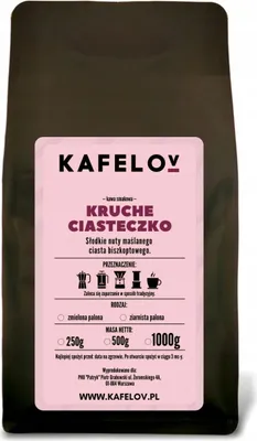 Produktbild von KAFELOV | Kaffeebohnen Mürbeteig 250g - Aromatisch - 100% Arabica - Süßer Keksgeschmack