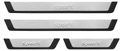 Produktbild von OMAC Einstiegsleiste Einstiegsleisten 9696091FS Vorne und Hinten für VW Golf IV Schrägheck (1J1) 510mm 60mm 30mm Edelstahl