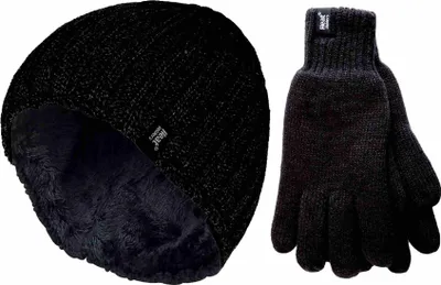 Produktbild von Heat Holders - Herren Fleece Gefüttert Thermomütze und Handschuh Set für Winter