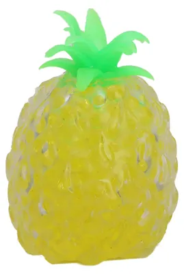 Obrázek produktu pro Toyland® 11 cm žlutá perlová squishy hračka – novinka, vhodná jako dárek na oslavách – squishy hračka (ananas)
