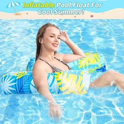 Produktbild von Schwimmbecken-Wassermat für den Sommer - aufblasbar und bequem