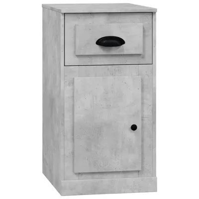 Produktbild von Beistellschrank mit Schublade Betongrau 40x50x75 cm