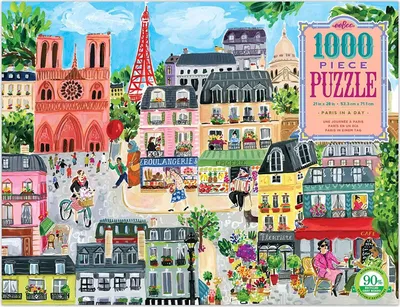 Image de eeBoo Paris in a Day, 1 000 pièces, art