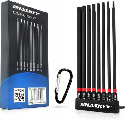 Produktbild von Werkzeug 8tlg. Torx-Bit-Set 150mm magnetisch lang