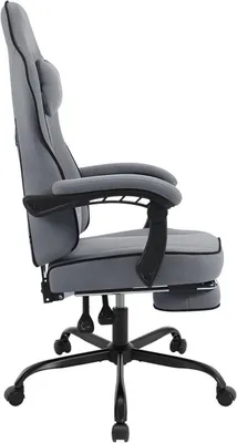 Produktbild von WOLTU Gaming Stuhl mit Taschenfederkissen, ergonomischer Drehstuhl, Netzstoff, Grau