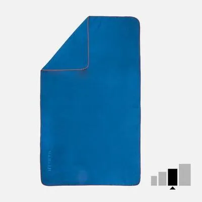 Produktbild von Nabaiji Schnelltrocknendes Mikrofaserhandtuch L, Blau
