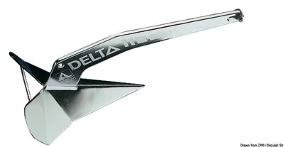 Produktbild von 57310 Deltaanker Edelstahl 10kg/22lbs
