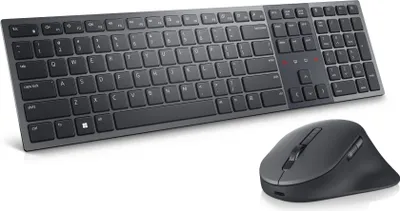 Produktbild von DELL Pro Premium Collaboration Tastatur und Maus - KM900 - US International (QWERTY)
