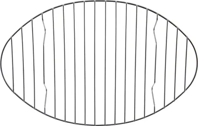Produktbild von Stahlrost Gitterrost für Bratpfanne Backen Abkühlen Glasieren 32,5 x 21 cm