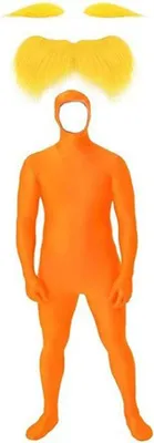 Produktbild von INF Lorax Kostüm Set für Erwachsene (Bodysuit + Bart) - Halloween & Cosplay M