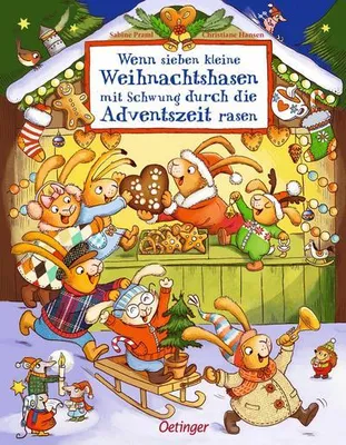 Immagine prodotto di Wenn sieben kleine Weihnachtshasen mit Schwung durch die Adventszeit rasen