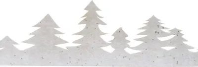 Produktbild von Fensterbild  Polyester Baum Winterlandschaft Weihnachten