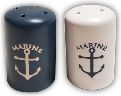 Produktbild von Marine Salz- und Pfefferstreuer-Set, Keramik