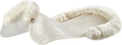 Immagine prodotto di Acavallo Gel-Pad - rialzato nella parte posteriore - con pelle di pecora - trasparente