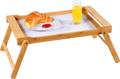 Image de KESPER Plateau de service avec pieds pliants, 54,5 x 33 cm, bambou KESPER 77605