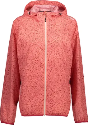 Produktbild von Cmp Woman Jacket Rain Fix Hood Corallo Corallo 44
