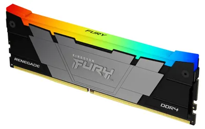 Produktbild von Kingston Technology FURY 64GB 3200MT/s DDR4 CL16 DIMM (2er-Kit) Renegade RGB, 64 GB, 2 x 32 GB, DDR4, 288-pin DIMM