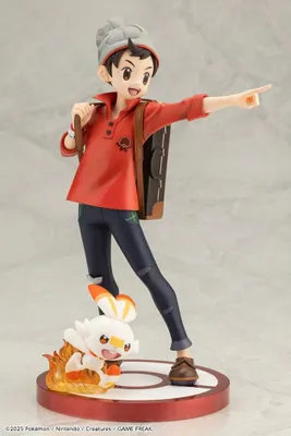 Produktbild von Pokémon ARTFXJ Statue 1/8 Victor & Hopplo 21 cm