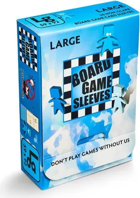 Produktbild von Board Games Sleeves - Non-Glare - Large (59x92mm) - 50 Pcs