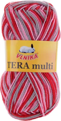 Produktbild von 100g Strickgarn Häkelgarn TERA MULTI, Farbwahl - mehrfarbig bunt Farbverlauf
