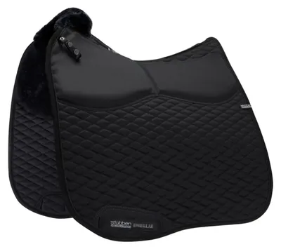 Produktbild von Stübben Streamline Korrekturschabracke Lammfell Dressur Schabracke Schwarz L