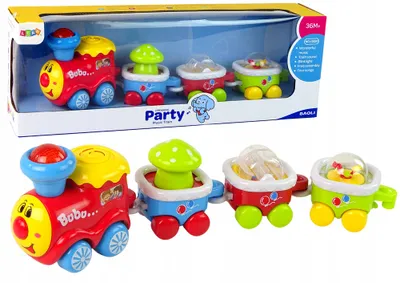 Image de Train éducatif coloré pour les tout-petits Locomotive lumineuse et sonore