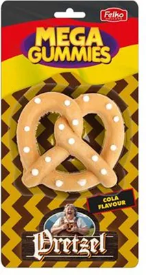 Produktbild von Felko Mega Gummies German Bretzel Cola Flavour 120g