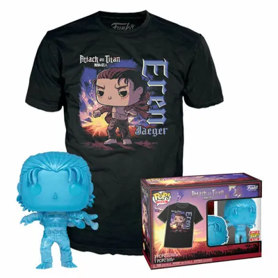 Immagine prodotto di Funko Pop! Eren Yeager Exclusive - Figurki Attack on Titan z T-shirtem APP 2023