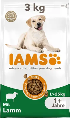 Productafbeelding van IAMS droogvoer voor honden met lam, geschikt voor grote honden vanaf 1 jaar, 3 kg