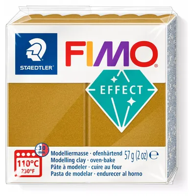 Zdjęcie produktu dla Staedtler FIMO 8010, Glinka do modelowania, Metaliczny, Dorosły, 1 szt., 1 kol., 110 °C