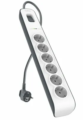 Obrázok produktu pre Belkin BSV603vf2M, 650 J, 6 AC zásuvky/AC zásuviek, Biela, 2 m