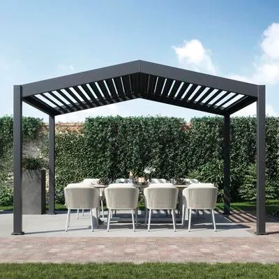 Obrázok produktu pre Paragon Outdoor Icon 1013 hliníková pergola s lamelovou strechou 3x4 m
