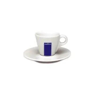 Produktbild von Satz von 6 Keramik Espressotassen mit Untertasse für Espresso Lavazza Lavazza Caffè