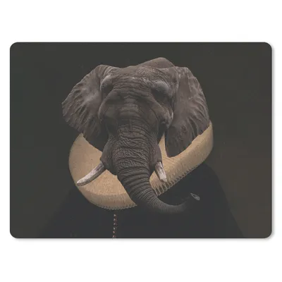 Produktbild von MuchoWow® Mauspad Mousepad Malerei - Tierkopf - Alte Meister 23x19 cm - Mousepads - Maus Mat - Pad - Mausunterlage - Schreibtischunterlage - Mauspad