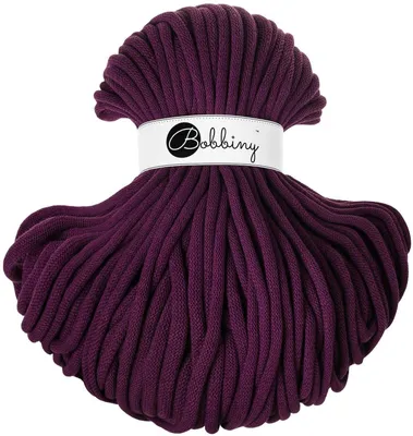 Produktbild von Bobbiny Jumbo 9 mm 100 m Aubergine Schnur