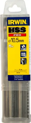 Zdjęcie produktu dla Irwin Hss Pro Din 338 10.50 Quad Pk5