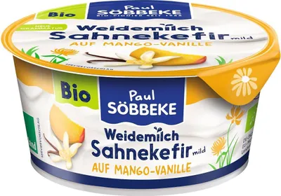Produktbild von CREME MANGO - VANILLE -KEFIR 150 g - SOBBEKE