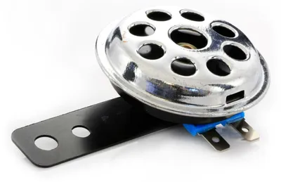 Image de Klaxon universel en métal (trompette/sirène) pour moto, scooter, voiture, quad - 12 V