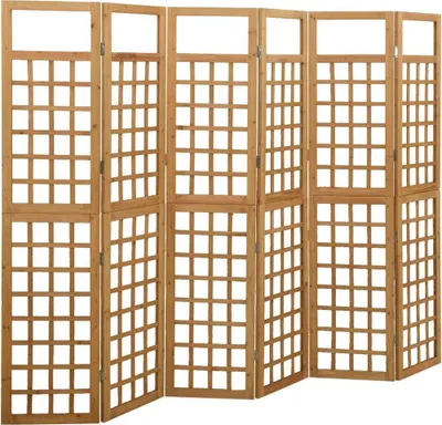 Obrázek produktu pro 6dílný paraván/treláž masivní jedlové dřevo 242,5 x 180 cm