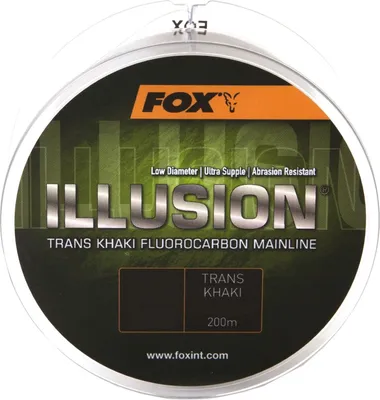 Produktbild von Fox Edges Illusion Soft Mainline trans khaki 200m Karpfenschnur, Durchmesser/Tragkraft:0.39mm / 8.64kg Tragkraft