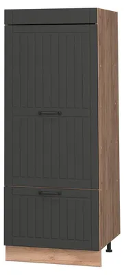Obrázok produktu pre Kuchynská potravinová skriňa Vicco Fame-Line Tmavo-sivá/Dub Goldkraft 60 cm, Model 62662